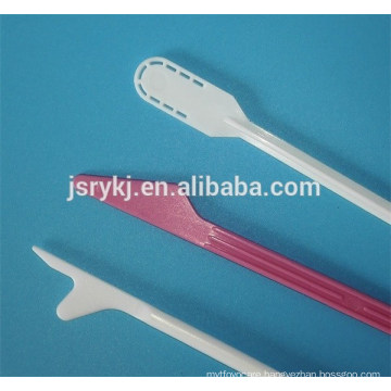 Disposable cervical depressor for gynecological examinaton